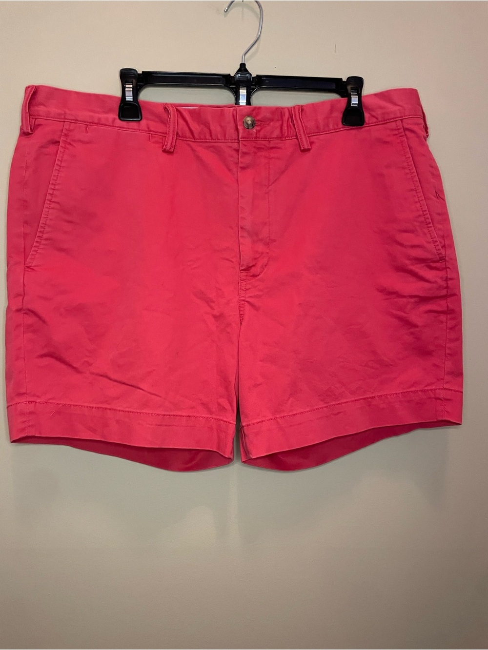 Polo Ralph Lauren "The Polo Chino" Stretch Shorts Coral Red 36